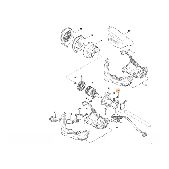STIHL   Śruba z łbem cylindrycznym IS-D4x12 9075 478 2995